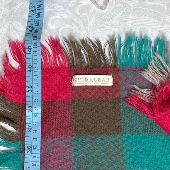 SHIRALEAH large plaid scarf - Picture 8 of 8